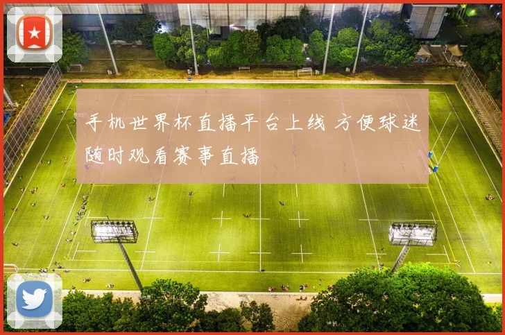 手机世界杯直播平台上线 方便球迷随时观看赛事直播